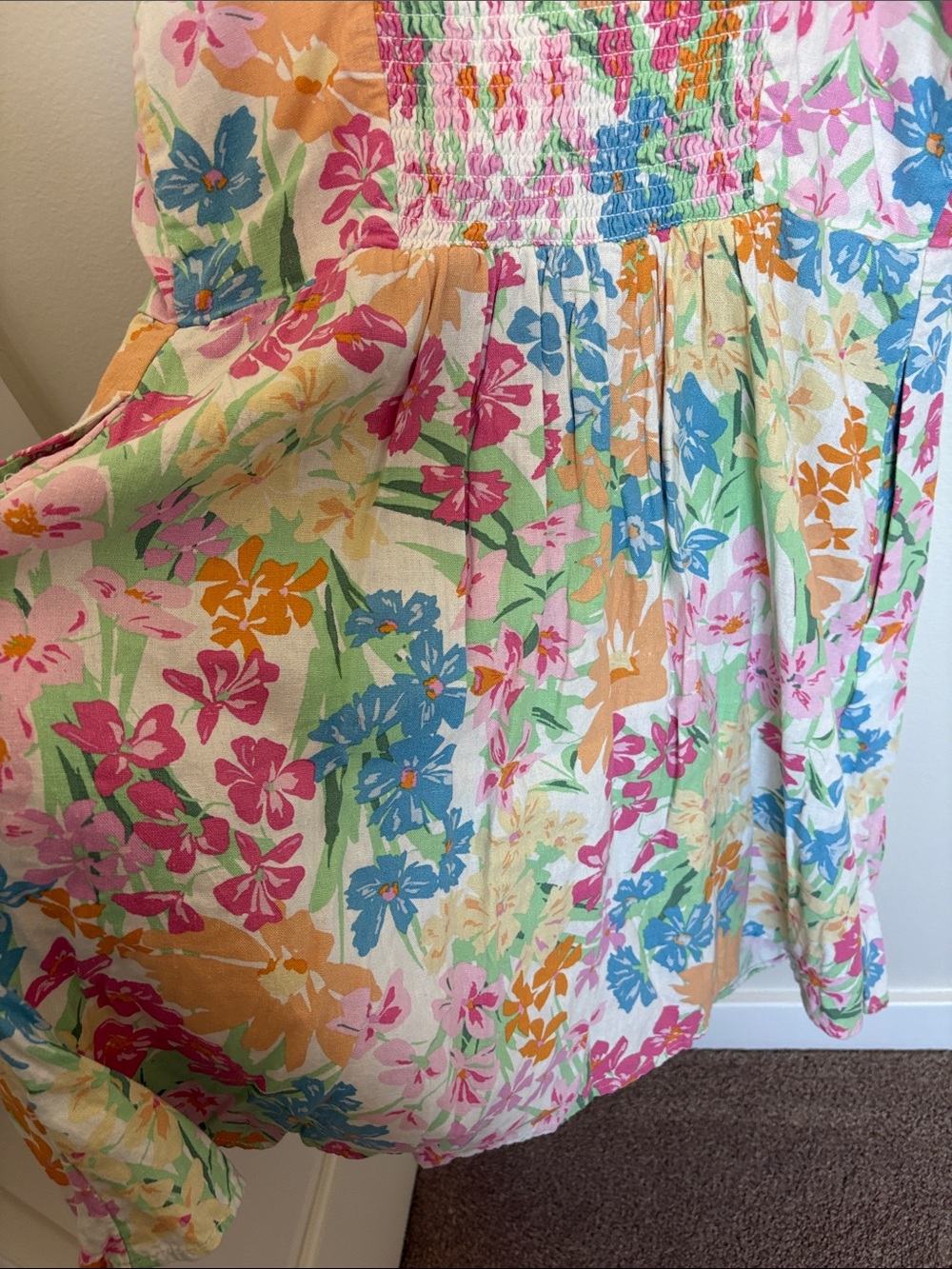 Old Navy Floral linen dress - Picture 7 of 9
